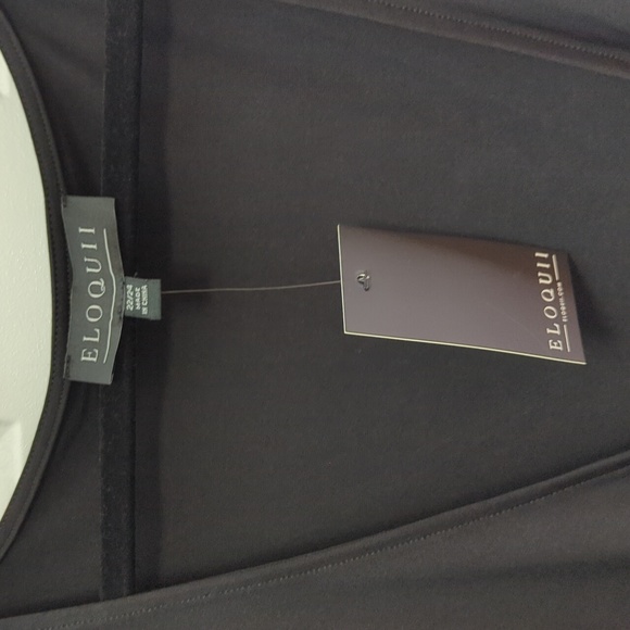 NWT - Eloquii Wrap Top With Loop Tie - Picture 3 of 10